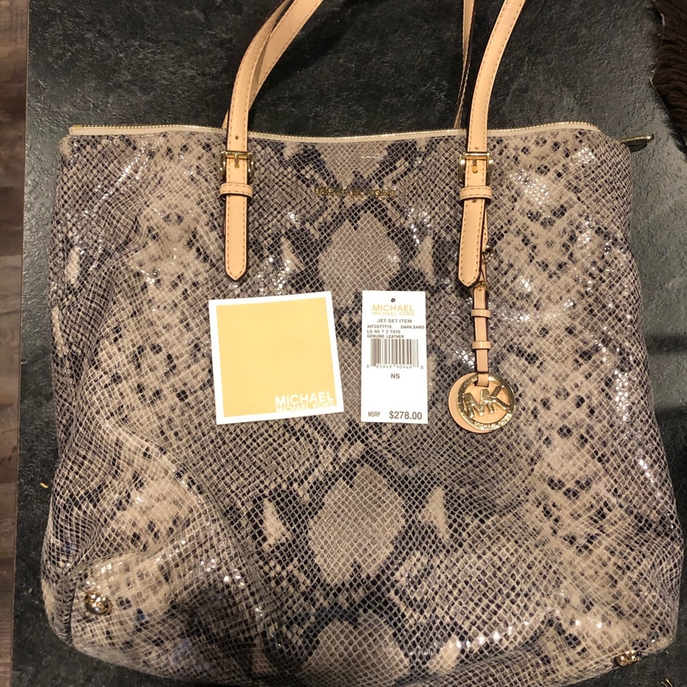 Michael Kors Snake print bag